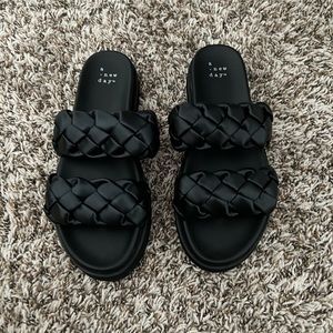 Black Platform sandles